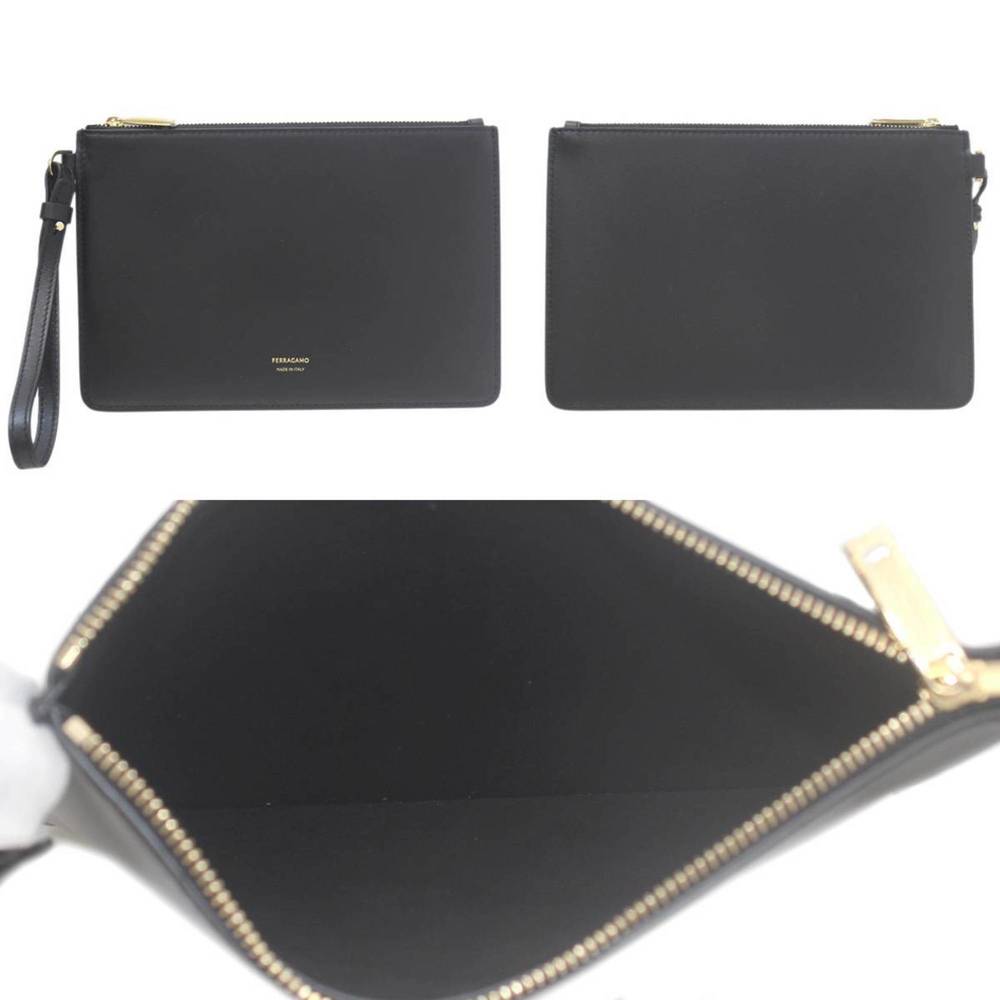 SALVATORE FERRAGAMO Black Pouch - Picture 9 of 10